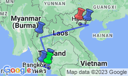 Google Map: Bangkok to Hanoi: Chiang Mai, Night Markets & Streetside Bars