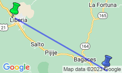 Google Map: Costa Rica: Beaches, Wildlife & Wild Times