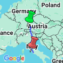 Google Map: Western and Central Europe: Venice, the Alps & the Flavours of Rome