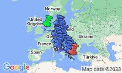 Google Map: Ultimate Europe: Berlin, Tuscany & Greek Temples