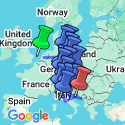 Google Map: Total Europe: Berlin, Prague & the Tastes of Italy