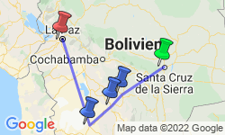 Google Map: Bolivien: Zu den Ursprüngen Südamerikas