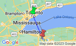 Google Map: Short Break Toronto en de Niagara Falls