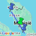 Google Map: Kuala Lumpur en Penang