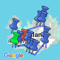 Google Map: Island: Vestfirdir