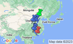 Google Map: Groepsrondreis China Hoogtepunten