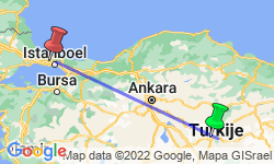 Google Map: Wandelvakantie Turkije - Cappadocië