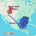 Google Map: Groepsrondreis Mexico