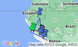 Google Map: Peru & Iquitos Amazon Cruise