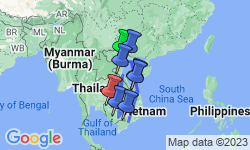 Google Map: Classic Vietnam & Cambodia
