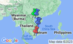 Google Map: Vietnam Encompassed