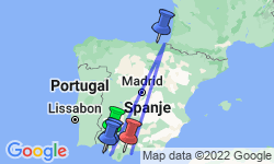 Google Map: Hoogtepunten van Andalusië (o.b.v. eigen vervoer)