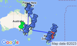 Google Map: Best of Down Under: Australia & New Zealand