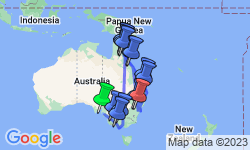 Google Map: South Australia & the East Coast