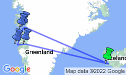 Google Map: Greenland Disko Bay Discovered