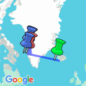 Google Map: Greenland Disko Bay Discovered