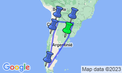 Google Map: Fly drive: Highlights Veelzijdig Argentinië