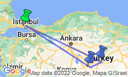 Google Map: Istanbul & Cappadocia