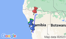 Google Map: Guided Namibia 4x4 Safari