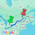 Google Map: Eastern Canada Discovery
