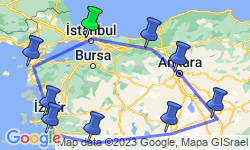 Google Map: Turkey Discovery & Anzac Day