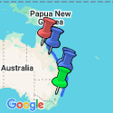 Google Map: Oz East Coast Adventure