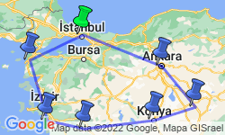 Google Map: Best of Turkey