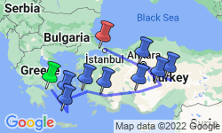 Google Map: Classic Turkey & Greek Islands