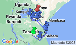 Google Map: East African Odyssey
