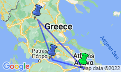 Google Map: Greece on a Shoestring