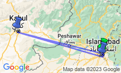 Google Map: Karakorum Highway & Chitral Valley