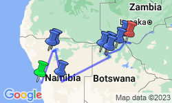 Google Map: Namibia & Botswana Uncovered