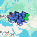 Google Map: Bishkek To Istanbul (69 Days)