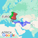 Google Map: Bishkek To Istanbul (69 Days)