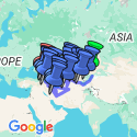 Google Map: BISHKEK to TBILISI (55 days)