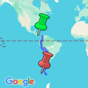 Google Map: Cartagena To Ushuaia (100 Days) Tip To Tail
