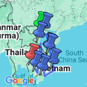 Google Map: Delve Deep: Vietnam & Cambodia