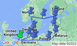 Google Map: Get Social: Northern & Eastern Europe Highlights