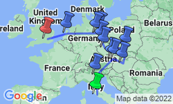 Google Map: Get Social: Central & Eastern Europe Highlights