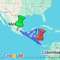 Google Map: Epic Central America: Seven Countries & the Softest Sand Ever