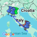 Google Map: Best of Italy: Tuscany, Cinque Terre & The Amalfi Coast