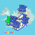 Google Map: Iceland North & South