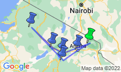 Google Map: Tansania: Wildnis zwischen Kilimanjaro und Serengeti