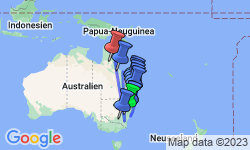 Google Map: Australien: Das Beste zwischen Sydney und Cairns
