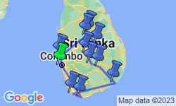 Google Map: Sri Lanka: Tropisches Inselparadies