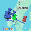 Google Map: Norwegian Fjords Charms And Traditions With Stockholm