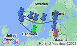 Google Map: Magic of Scandinavia and the Baltics