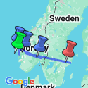 Google Map: Magic of Norwegian Fjords and Stockholm