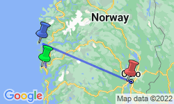 Google Map: Magic of Norwegian Fjords