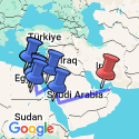 Google Map: Best of Egypt Saudi Arabia and Dubai